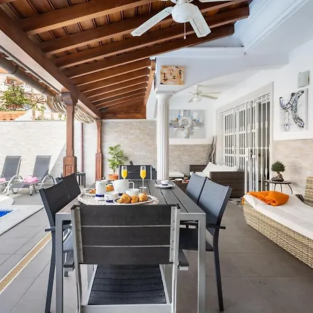 Luxury With Private Pool & Aircon, Costa Adeje, Tenerife فيلة *